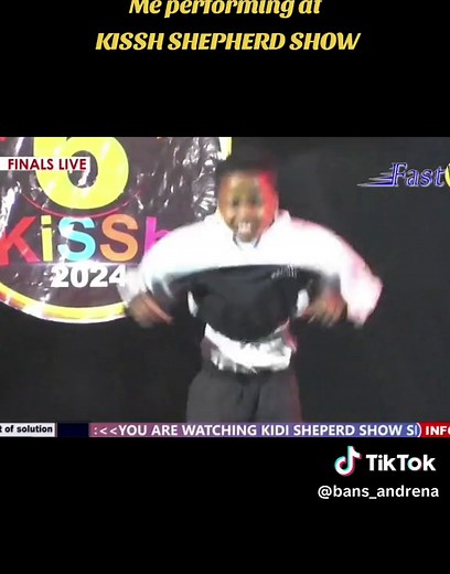 Me performing at KISSH SHEPHERD SHOW