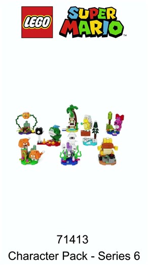 LEGO 71413 – Character Pack Series 6 - New Lego Super Mario Sets 2023 #mario #supermario #nintendo #lego #fyp