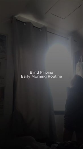 Morning Routine of a Blind Filipina Woman