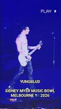 Yungblud - fleabag (Live) - Sidney Myer Music Bowl, Melbourne 🇦🇺 2026