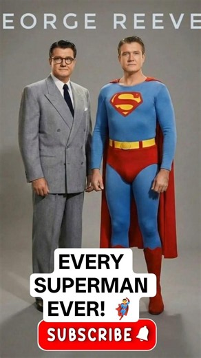 All Superman Actors Who Played Superman! 🦸‍♂️ #shorts #didyouknow