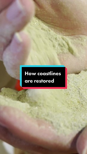 Recycling glass into sand isn't just eco-friendly, it's essential for coastal restoration projects. 🌊#CoastalRestoration #Recycle #Oceans