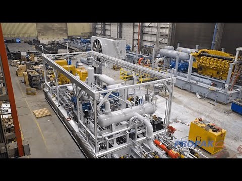 Compressor Package Assembly – Ariel JGK/4 w/ 1600 hp Caterpillar Electric Drive