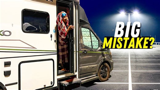 Our First Time RV Camping at Walmart- Scary Door Knocks (Salem MA RV Life)