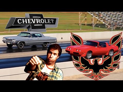 1964 Impala SS vs 1979 Pontiac Trans Am - PURE STOCK DRAG RACE