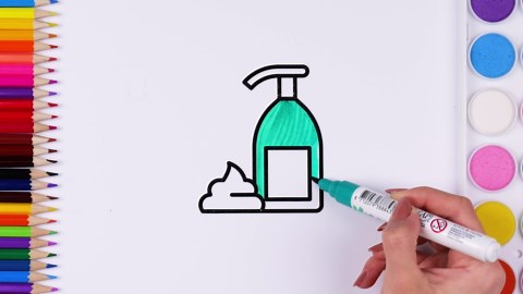 Coloring fun for learning colors fast