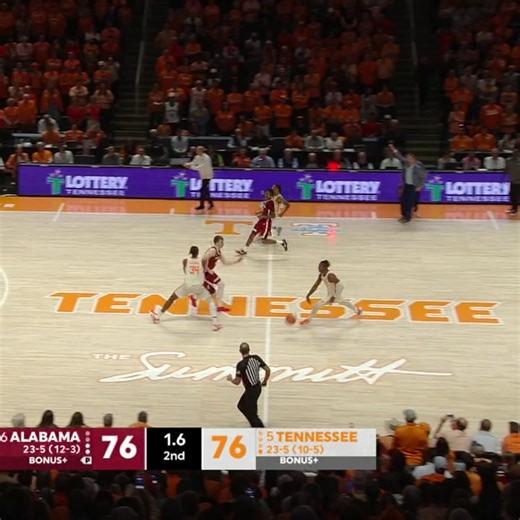 2.6M views · 31K reactions | AN INSTANT CLASSIC IN KNOXVILLE  NO. 5 Tennessee Basketball HITS A BUZZER-BEATER VS. NO. 6 ALABAMA‼️ | SportsCenter | Facebook