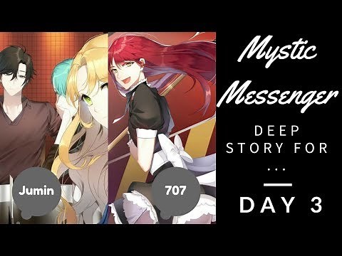 Mystic Messenger Day 3 | Deep Story: Jumin and 707