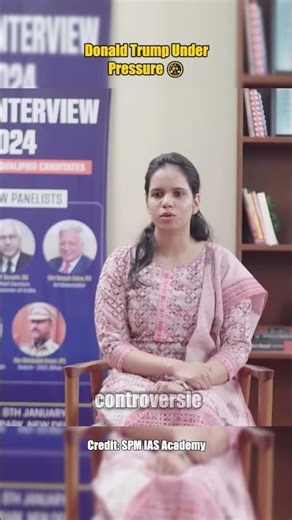 Donald Trump Under Pressure 😳 | ias topper | upsc