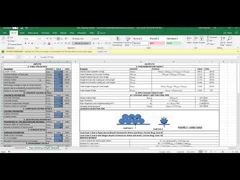 Pipe Stacking Height Calculator (Concrete Coated Pipes) - www.thenavalarch.com