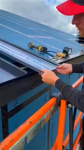Installing Standing Seam! BEST lifetime roof!! #shorts | TV 258