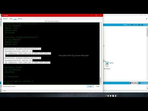 how to configure router on stick svi