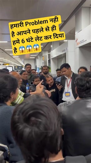Delhi's Indira Gandhi International (IGI) Airport, where passengers are confronting spicejet staff .