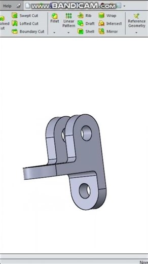 Making a Part in SolidWorks #quicktips #shorts | Tech CNC Gyan #solidworks #3ddesign