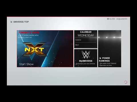 Wwe2k19 universe mode