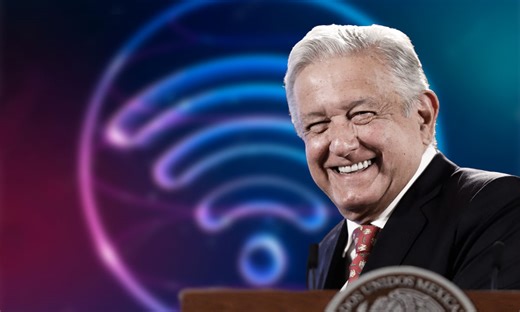 AMLO promete internet para 94% de la población al final del sexenio