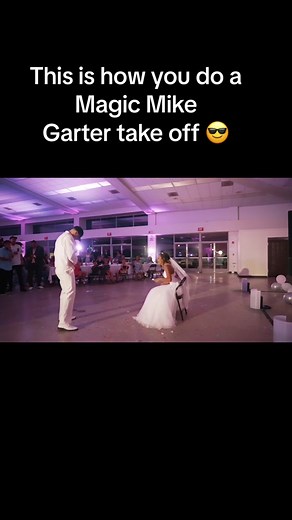 Groom's Surprise Magic Mike Garter Performance at Maui Wedding