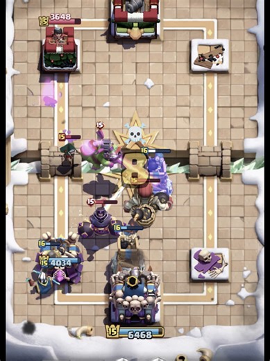 Defesa Insana em Clash Royale: Habilidades Máximas