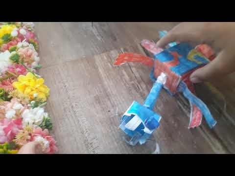 Meus papercraft vs os da minha irma