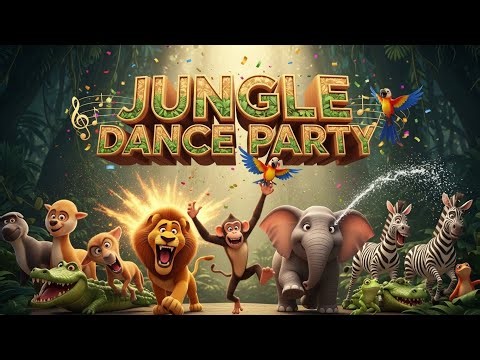 #nurseryrhymes || Jungle Dance Party || Animal Song for Kids || Jungle Movement Song for Kids