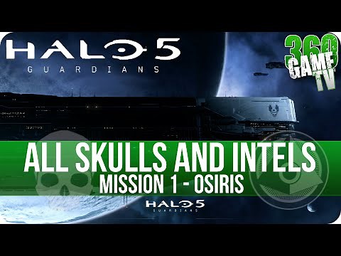 Halo 5 Guardians All Skull and Intel Locations Mission 1 Osiris - All Collectibles Guide Part 1