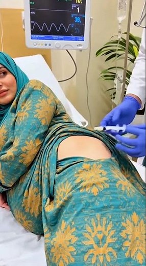 How Doctors Give IM Injections | Medical Demonstration #pregnancy #aishorts #pregnantwoman