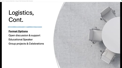 Logistics Support Group Workshop 3/20/26