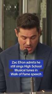 8.3K views · 161 reactions | During Zac Efron's Walk of Fame speech, the actor praised High School Musical director Kenny Ortega and producer Bill Borden for offering him his big break in the movie series. He even admitted that he still sings High School Musical songs in his own time. Well, once a Wildcat, always a Wildcat. | Metro | Facebook