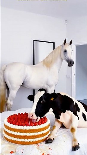 Marvelous Dancing Polish Cow funny horse strawberry asmr cow dance Cow Videos animal funny video