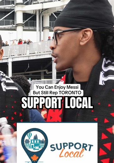 All of these people in Toronto who love footy enough to come watch Messi should consider showing up for a regular TFC match once in a while. Support local. Support Toronto FC. #tfc #torontofc #mls #soccer #intermiami