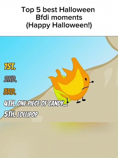 Top 5 best Halloween bfdi moments