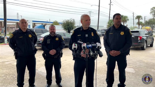 Media briefing on officer involved shooting in the 3400 block of Antoine Drive | Houston Police Department