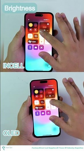 What are the differences between OLED and INCELL?#iphone #incell#oled#hunluv#screen#wholesale