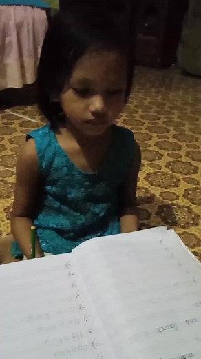 #l.m helping my daughter to do her homework🥰 #Good night.. | Minky Chakma