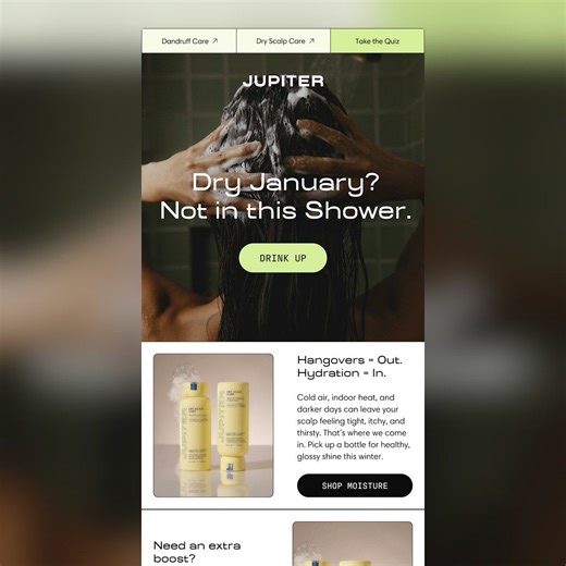 Email Inspiration from Jupiter - Email Love | Email Love