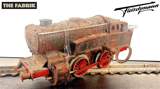 Abandoned 1945's Fleischmann Locomotive - Restoration 🚂