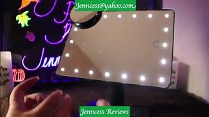 Touch Screen LED Light Makeup Mirror with 10x Magnifier Mirror, 25cmx17cm - Black ⚫💥 Order online✨ : http://www.blink.com.kw/171175 Whatsapp💸 : 96968488 for more information call ☎️1800081 | Blink