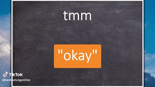 Was bedeutet tmm / tamam? Bedeutung, Erklärung, Definition #tmm #tamam In diesem Video erkläre ich dir die Abkürzung tmm und was sie bedeutet. #Jugendsprache #jugendwort2025 #Jugendwort