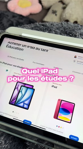 Quel iPad choisir pour les études ?