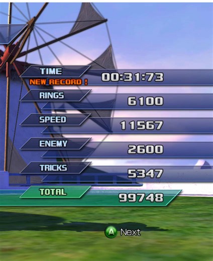 Sonic Unleashed: Windmill Isle Act 4 Gameplay