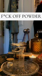 its always good to have a powder to do some serious defensive magick! #witchessociety #witchcraft #witchtips #witchtip #witchcommunity #spellwork #spells #banishingspell #protectionspell #fuckoff #witchcraft101 #spellcraft | The Baked Witch