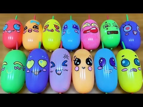 Slime Balloons 🎈 Making Slime and Clay with Funny Balloons - Satisfying Slime video ASMR #5075