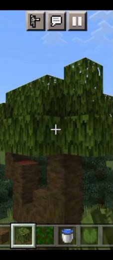 How to make a Mangrove Swamp Tree, Minecraft Build #shorts #minecraft #build