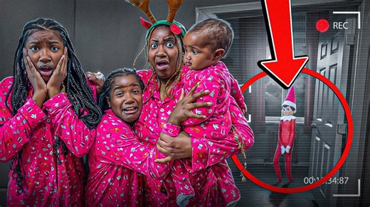 The Elf on a Shelf came alive and caused chaos