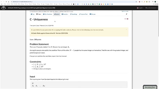 AtCoder Beginner Contest 398 【ABCDEF】 【第一次见交互式题目，挺有意思】