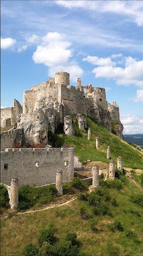 Największy zamek w Europie środkowej - Spiski Hrad - Słowacja 2025 🏰🌏🤴#słowacja #podróże #zamek