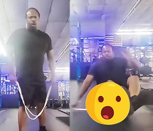 What Is He Training For? This Has To Be One Of The Most Awkward Workout Exercises Ever Seen!
