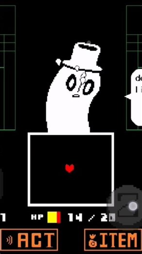 Napstablook Battle Pacifist Route #Undertale #Shorts