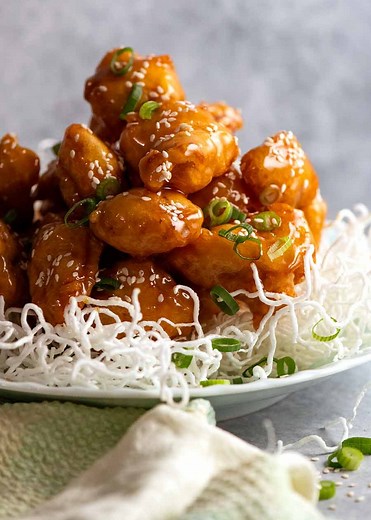 Honey Chicken - STAYS CRISPY for hours!