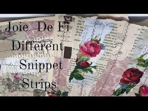 How to Make an Easy Snippet - Inspired by Joie de Fi